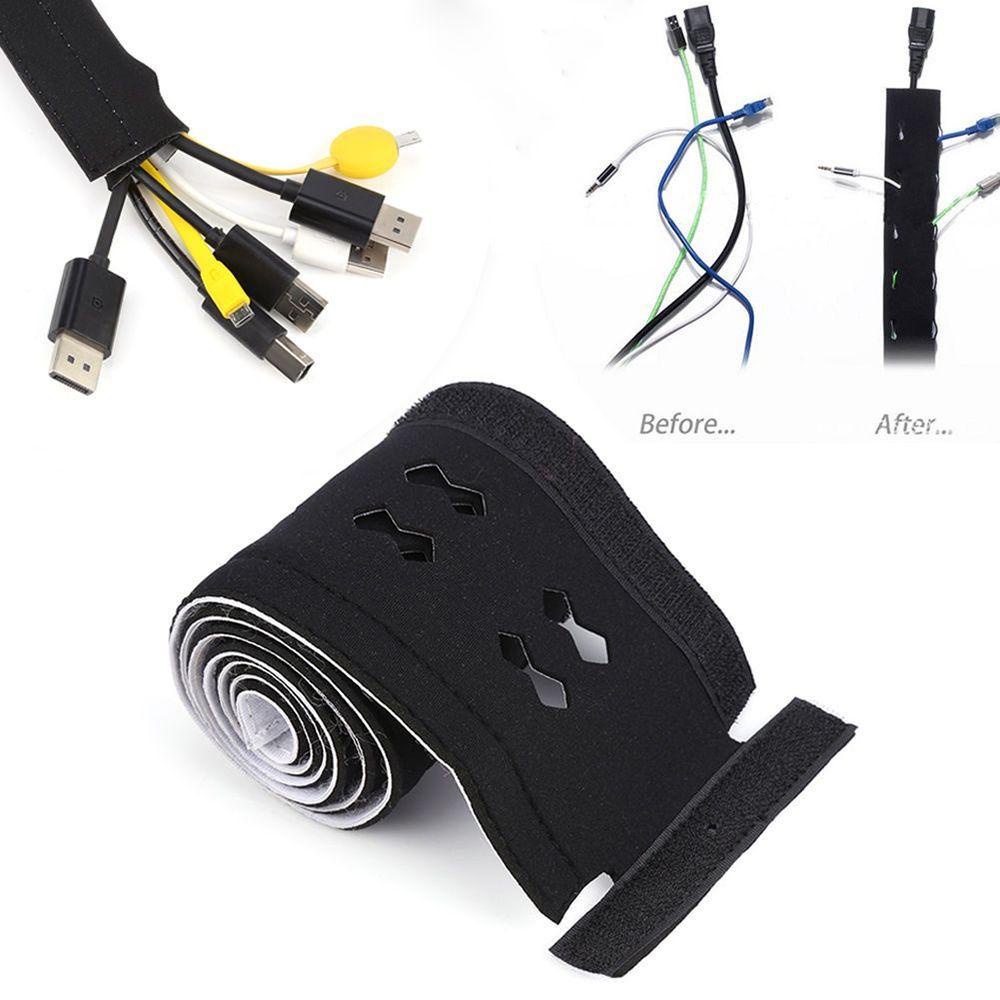 Selongsong Pengatur Kabel Agustina 0.5m /1m /1.5m /2.03m/3m 100cm 125cm Cord Neoprene Wrap Wire