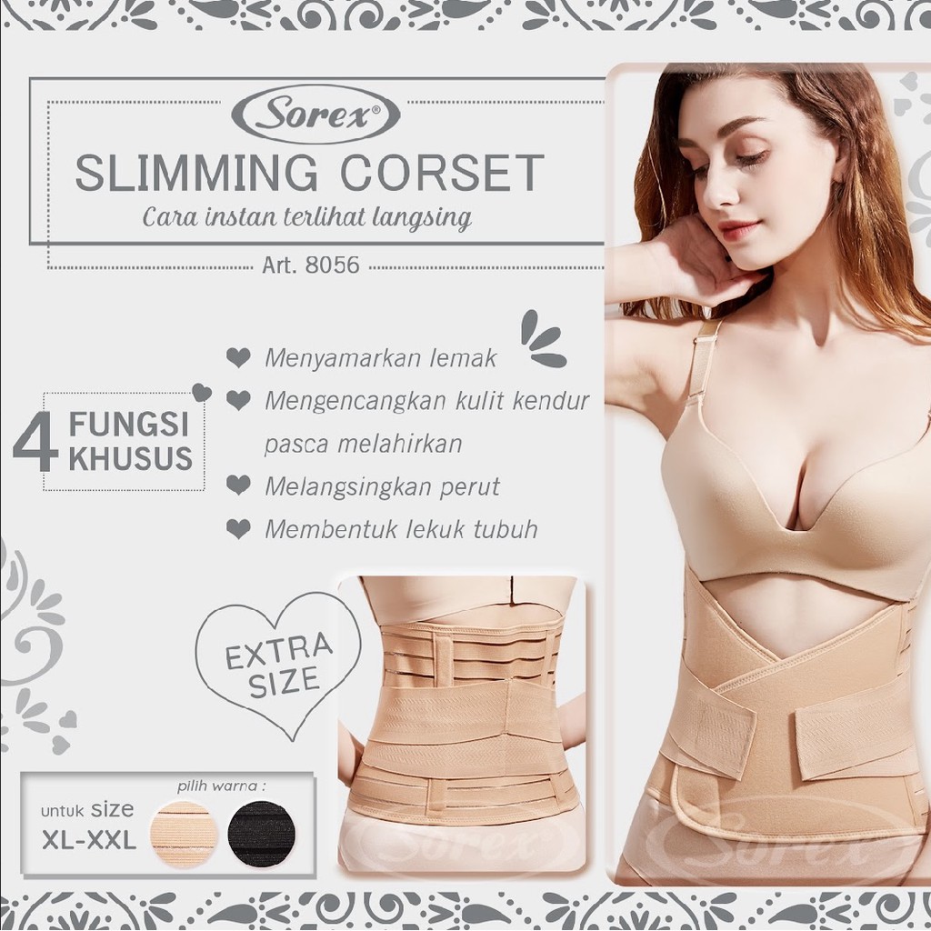 SOREX 8055 8056 SLIMMING KORSET STAGEN CORSET PELANGSING PASCA MELAHIRKAN