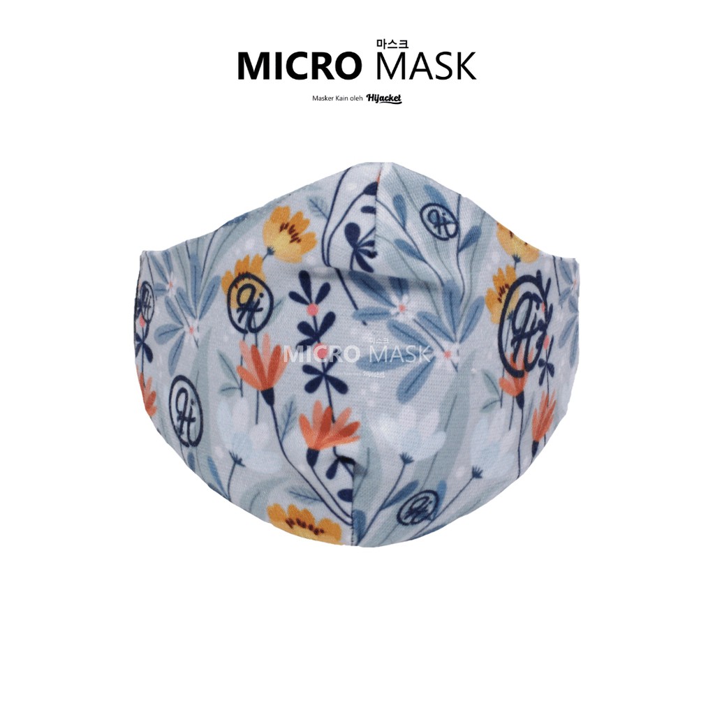 Micro Masker Hijab BLOCK UP TO 70% VIRUS 2 PLY Proteksi Premium fleece & poly-fiber Nyaman Bisa COD-Spectrum Lafandulla