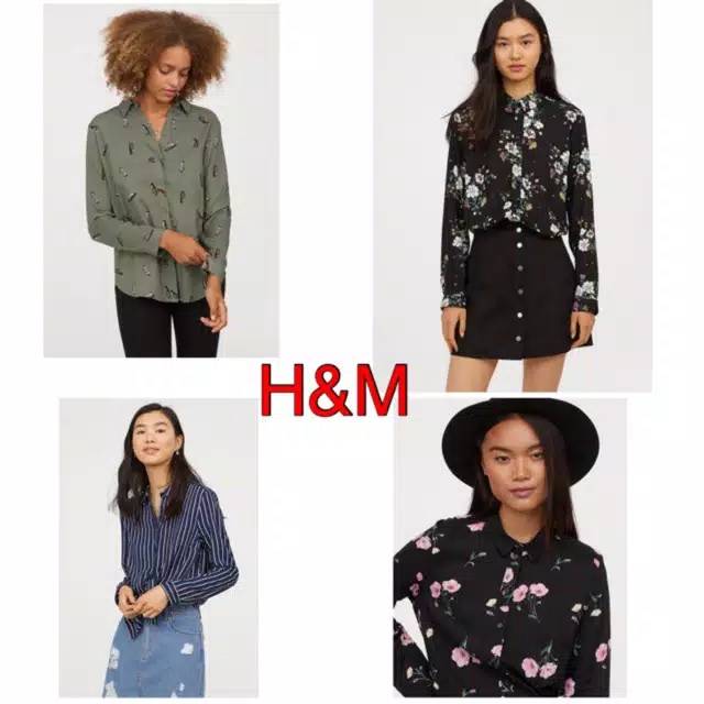 HM Viscone shirt /Kemeja HM longsleeve