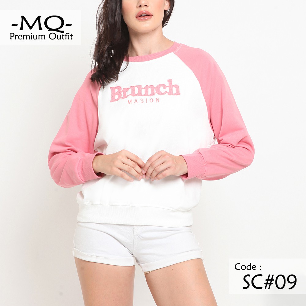 SWEATER WANITA - Atasan Lengan Panjang Cewek Bahan Berkualitas Model Terbaru Murah - MQ Store