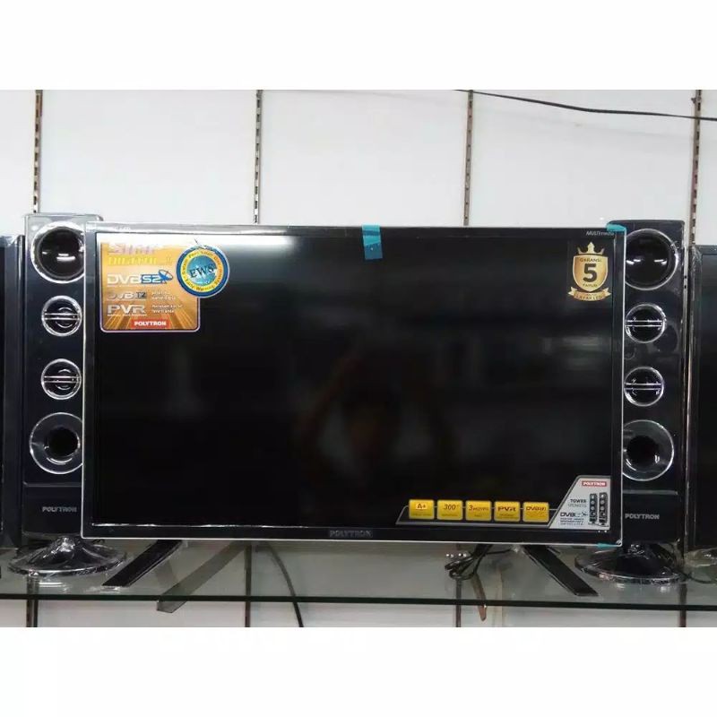 Promo TV LED POLYTRON 40" Inch 40T8950 39" Tower Speaker 2 BubbleWrap Pelindung Laris Murah Garansi