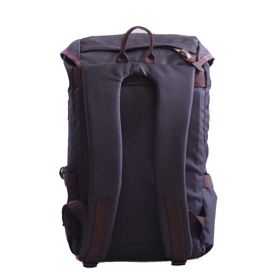 CITY HUSTLE BLACK |Urban Factor x FORIND| Tas Ransel Ori Bag Gunung Polos Pria Wanita Backpack Baru