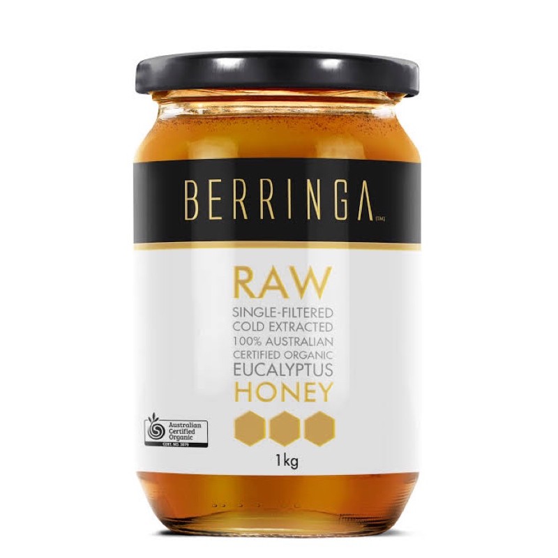 Berringa Raw Organic Eucalyptus Honey 1kg