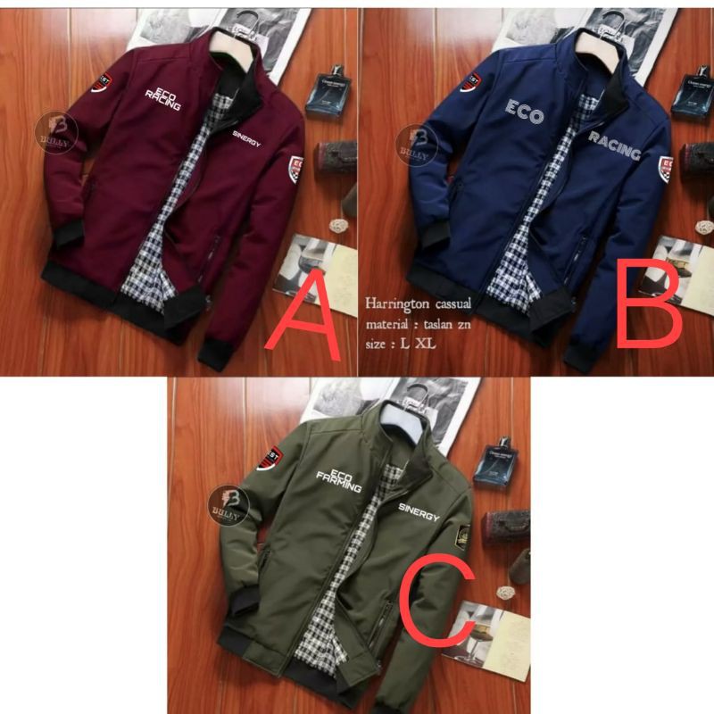 jaket eco farming/eco racing