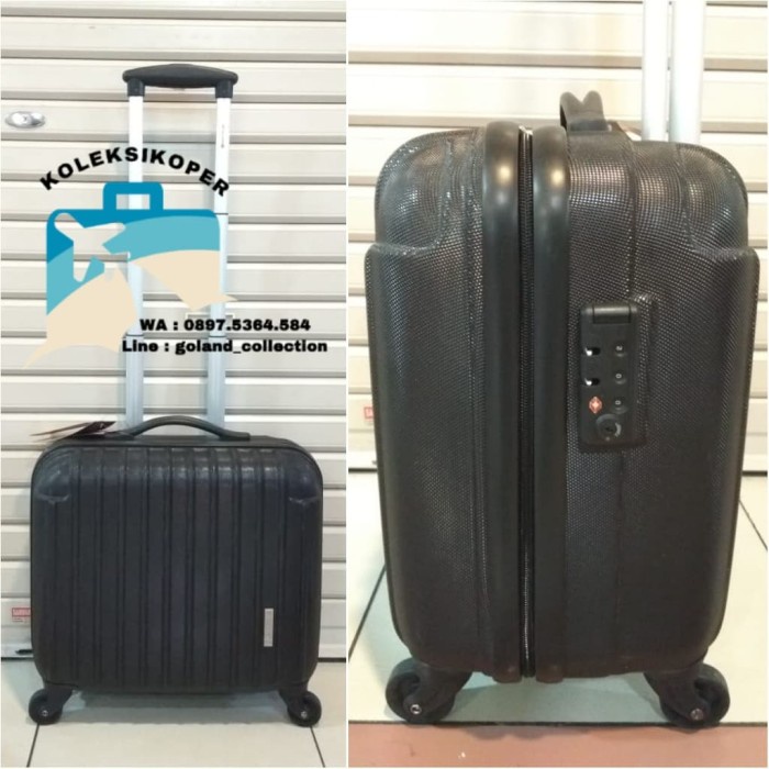 Koper - Koper Kabin Pilot Navy Club Original Tsa Lock Size 16 Inch