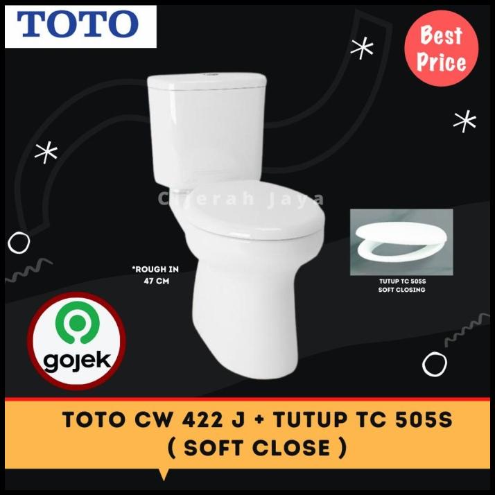 Closet Duduk Toto Cw 422 J / Kloset Duduk Toto Cw422J Dual Flush