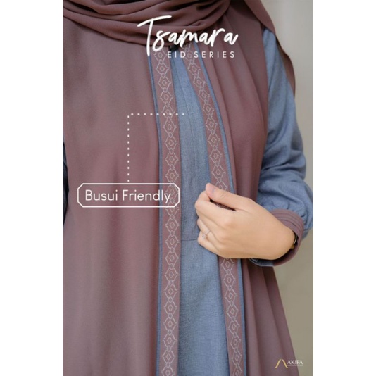 Tsamara by Akifa (Set Gamis plus Khimar)