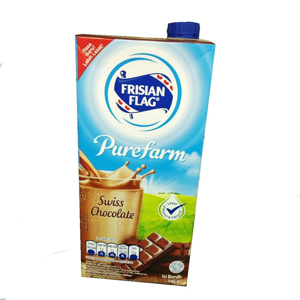 

FRISIAN FLAG PUREFARM SWISS CHOCOLATE 946ml