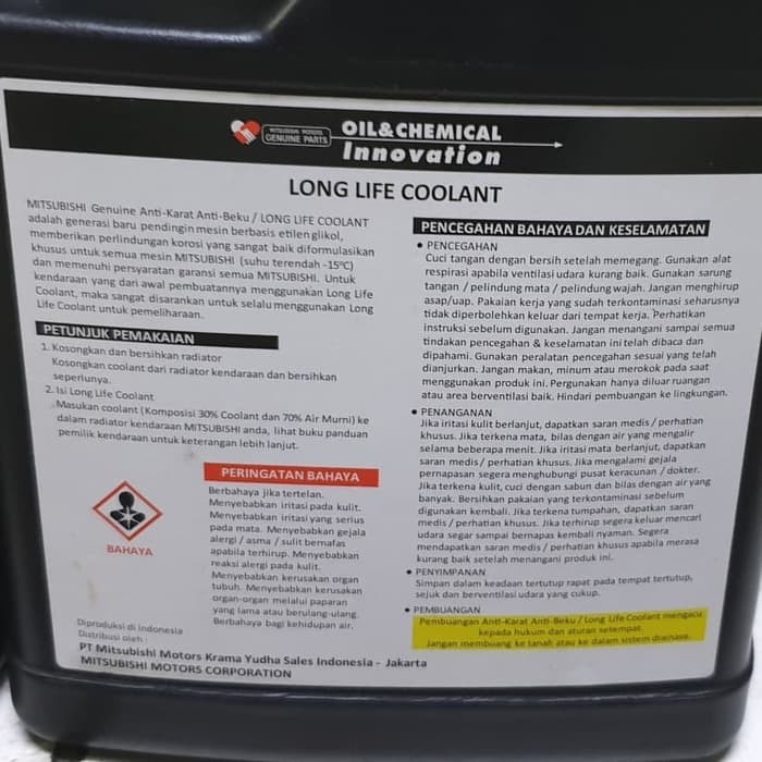 Air Radiator Coolant Biang Asli Mitsubishi