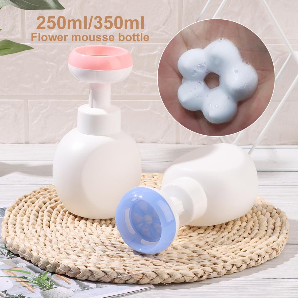 Preva Dispenser Sabun Bunga Sabun Bermanfaat Shampoo Shower Gel Wadah Pompa Plastik
