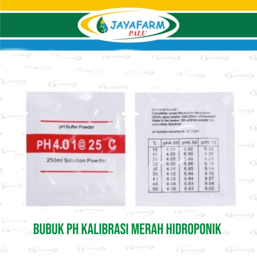 

bubuk pH Kalibrasi Merah