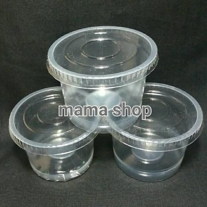 TERMURAH SEINDONESIA Cup Puding Es Cream Es krim Jelly Jeli Agar Agar Gelas Plastik kecil FREE