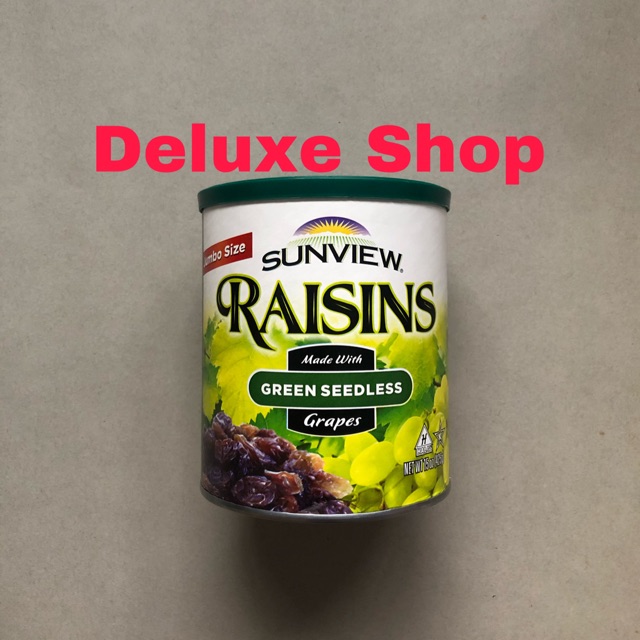 

Sunview Raisins Green Seedless / Anggur kering Kismis 425gr