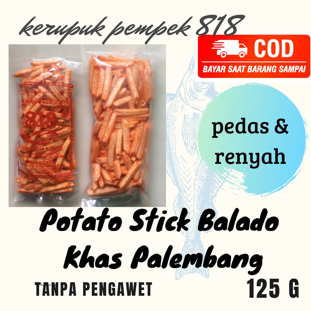 

POTATO STICK RASA BALADO KHAS PALEMBANG