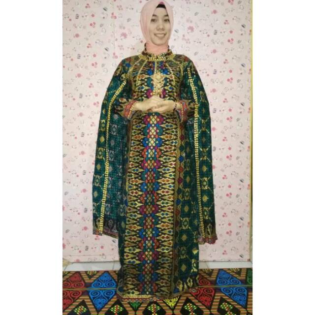 Baju songket asli full payet asli