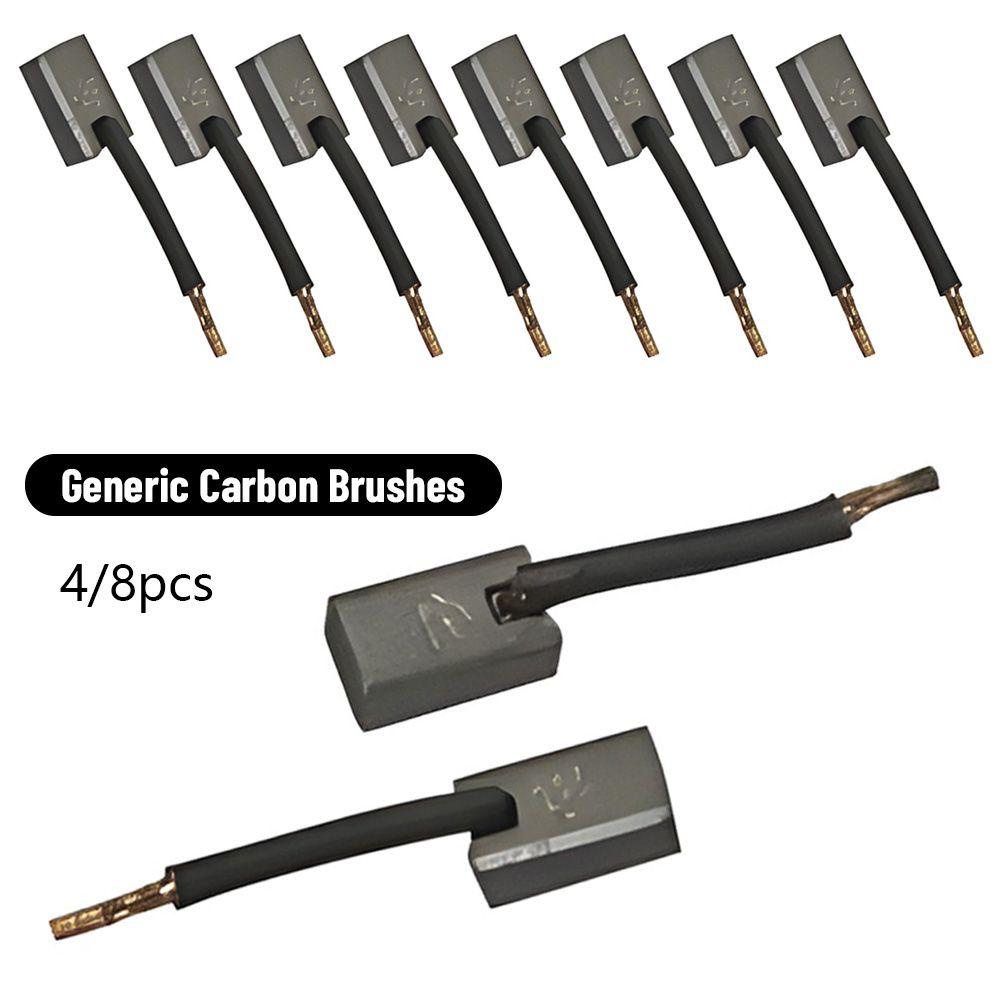 Populer4per8pcs Bor Mini Kualitas Tinggi 5x6x13.5mm Rotary Tool Generik Carbon Brushes