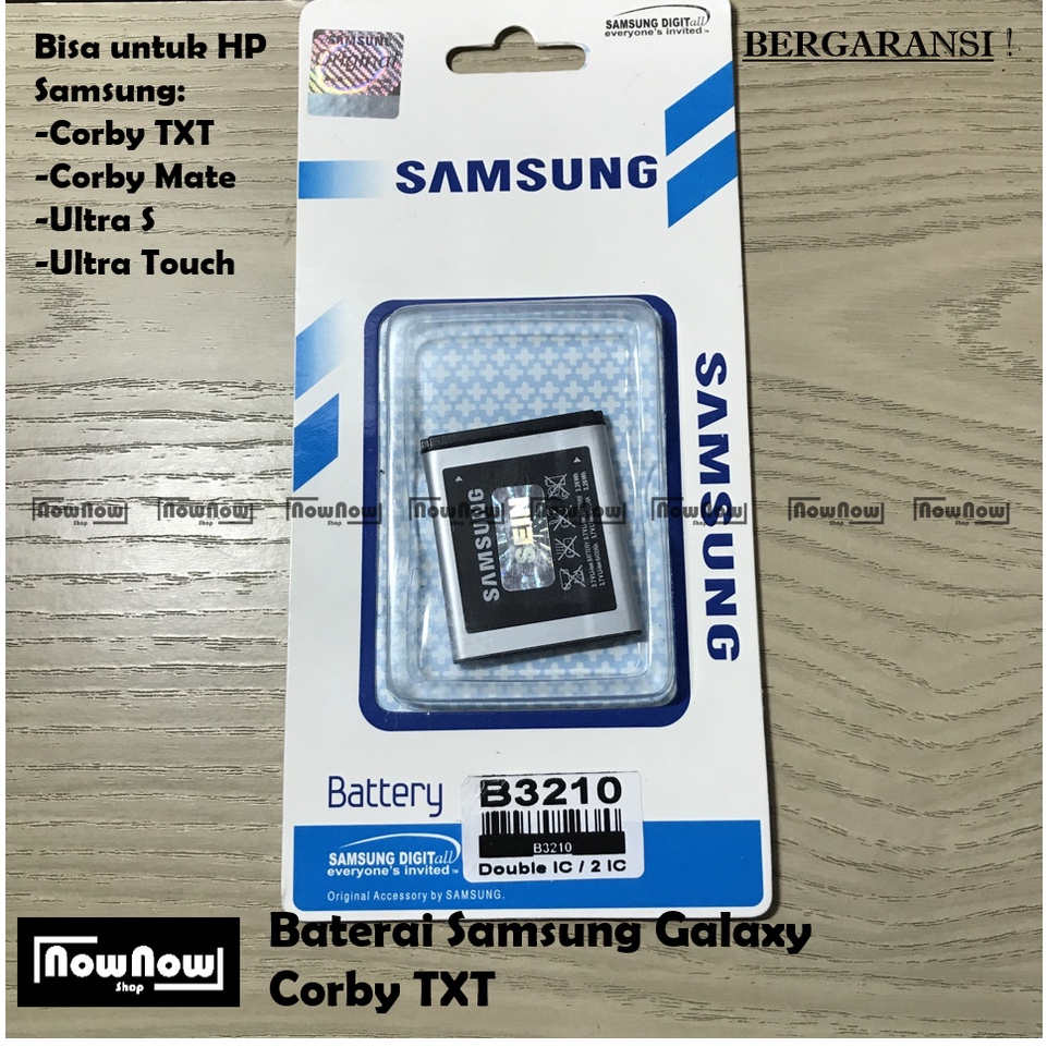 Baterai Samsung B3210 B3310 S7350 S8300 E200 Z200 Samsung Batre Battery Batere HP HandPhone Corby TXT / Corby Mate / Ultra S / Ultra Touch