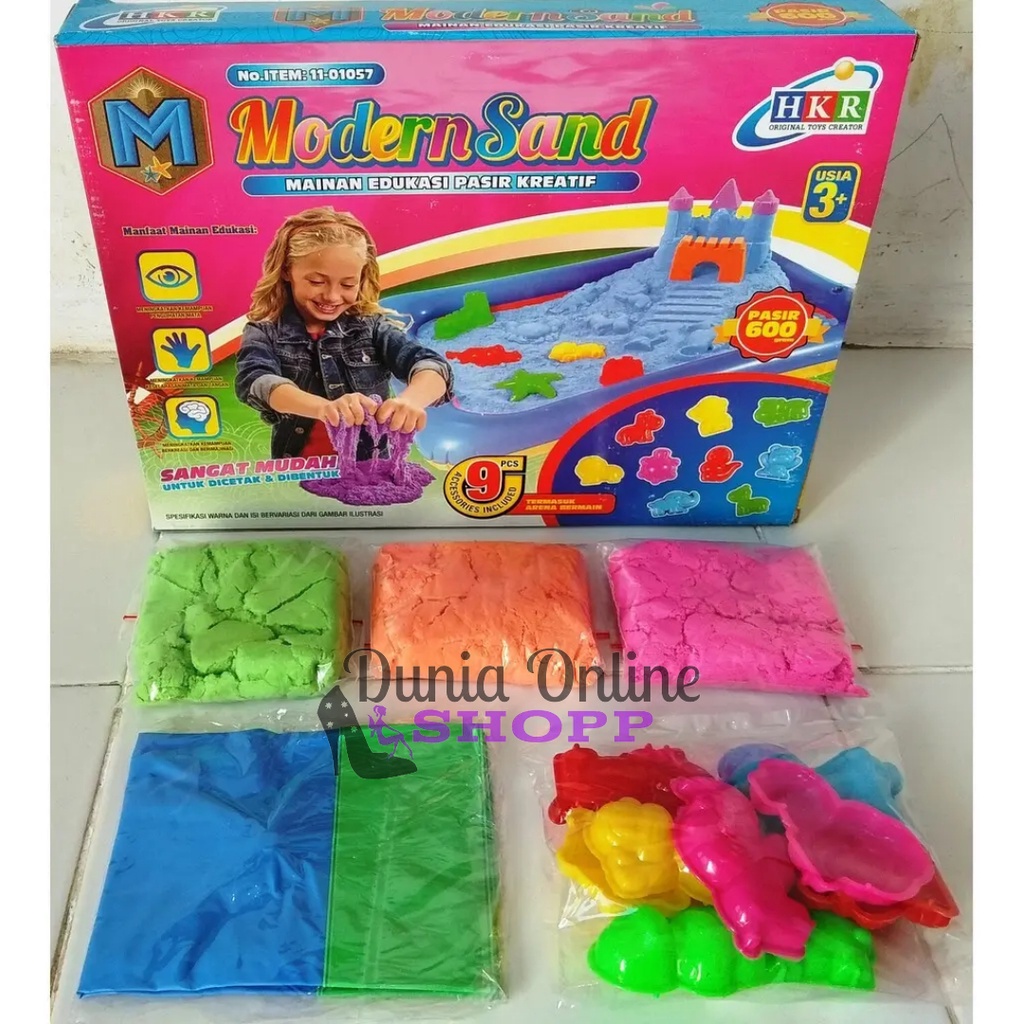 Mainan Pasir Ajaib 1 set Lengkap Dengan Alas Pasir Dan Cetakkan Pasir / Mainan Pasiran Anak / Pasir 