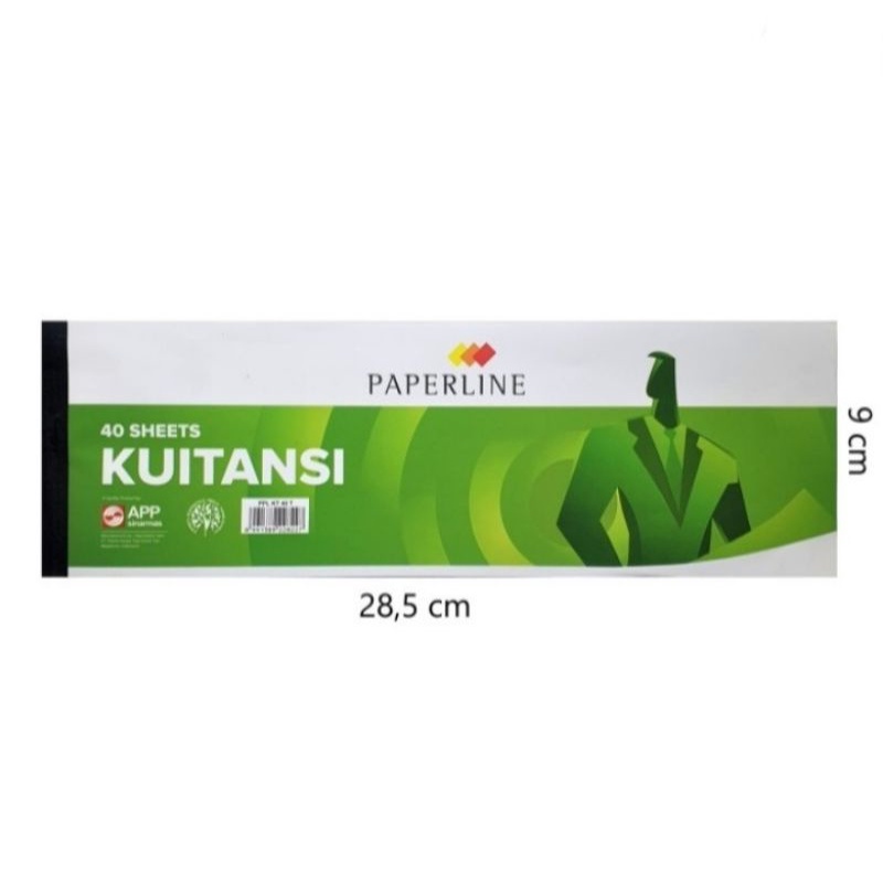 

KWITANSI ISI 40 LEMBAR UKURAN TANGGUNG MERK PAPERLINE