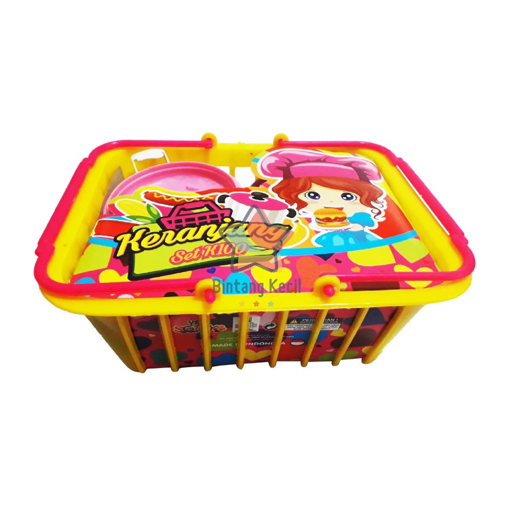Keranjang KS100 Set Kit / Kitchen Keranjang / Masak-masakan