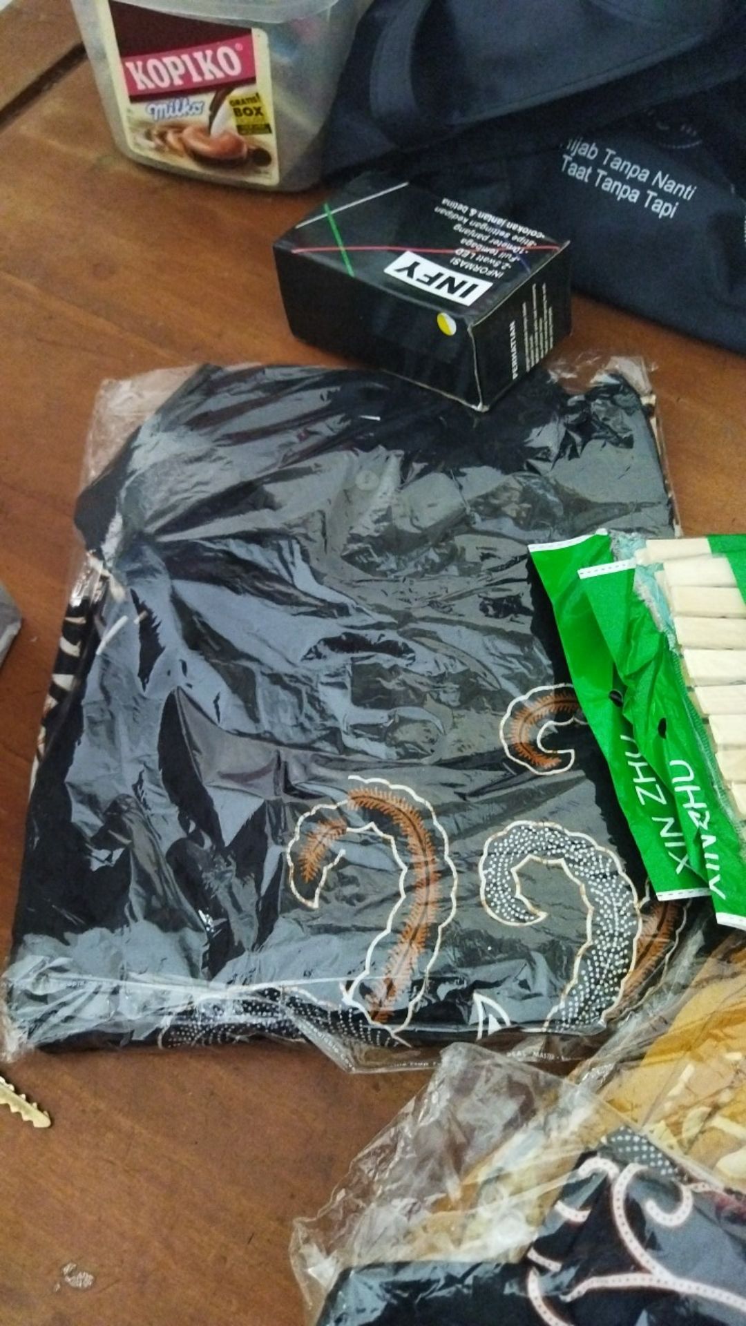 Kemeja Batik Pria Lengan Panjang Size M L Xl Xxl  Bswart Batik Hrb026 Kenongo Hem Panjang Padi