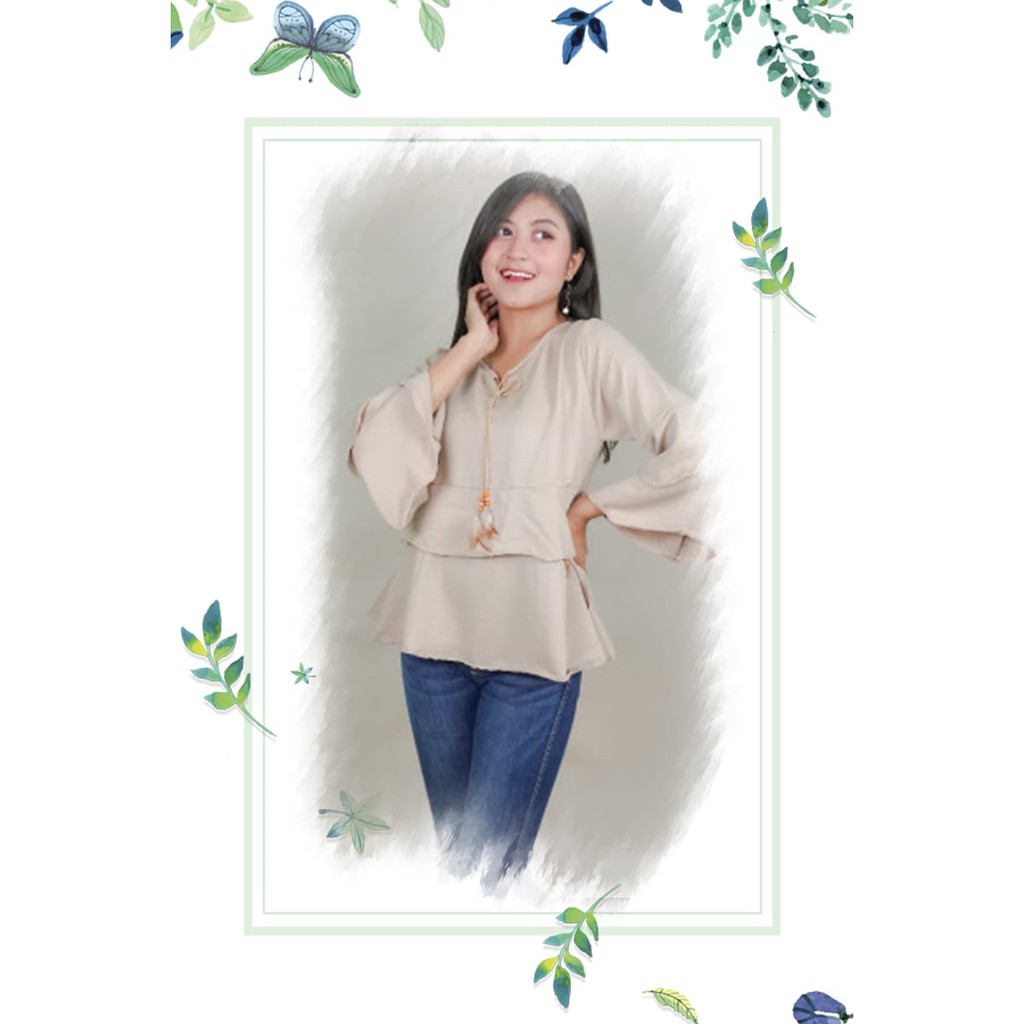 Rufli Balotelli Atasan Wanita Warna Mustard | LIMITED STOCK