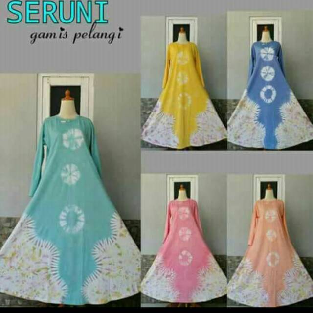 Gamis pelangi seruni