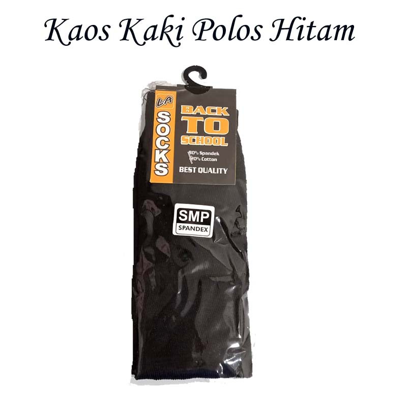 Kaos Kaki Polos Hitam Pelajar SD, SMP , SMA Murah, Kaos kaki sekolah.