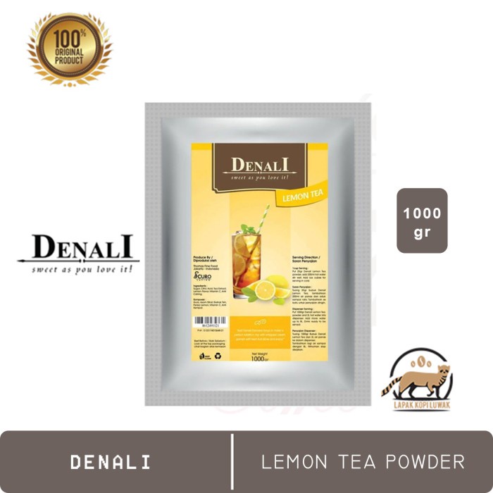 

DISKON - (BISA COD) Lemon Tea Powder merk Denali