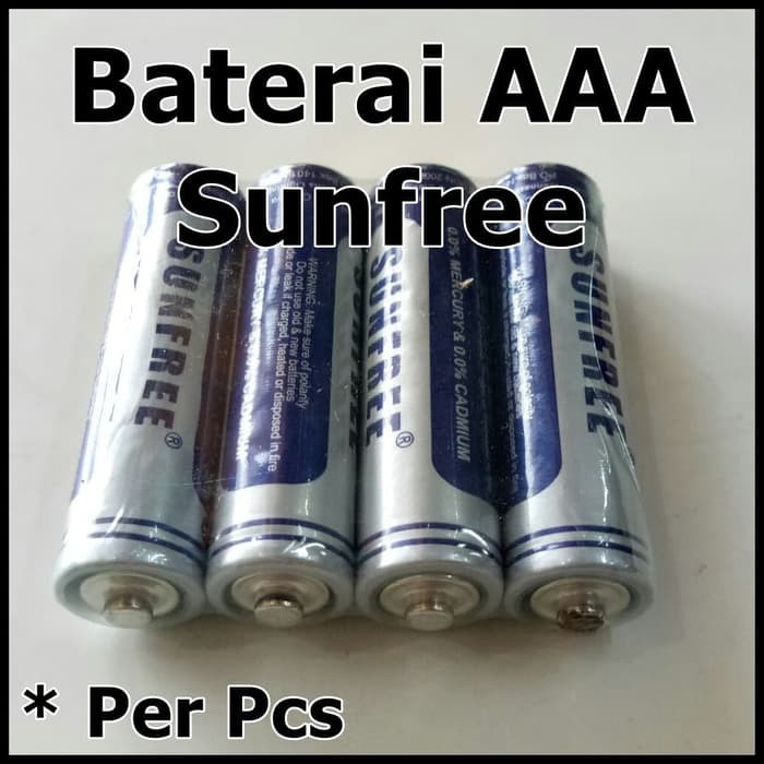 Batere baterai sunfree AAA A3 Battery