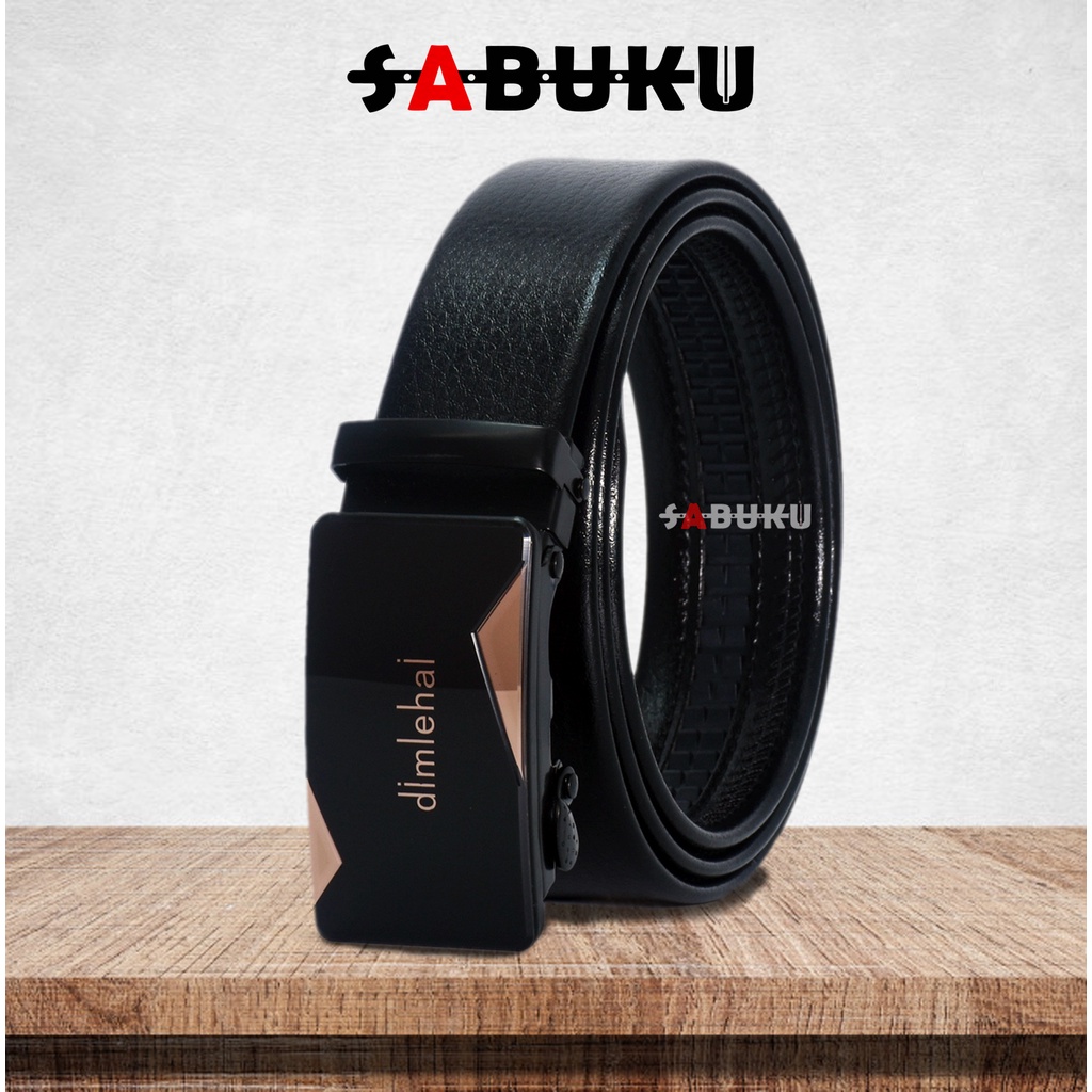 Ikat Pinggang Pria Sabuk Gesper Rell Auto Lock Tipe Rell Fashion Korea - 053