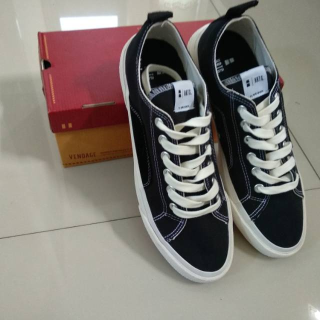 Heiden Heritage Vendage Low Black White Size 43