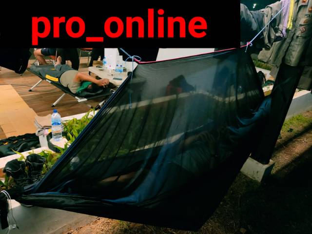 Hammock Kelambu Anti Serangga - Tempat Tidur Gantung - Ayunan Pohon - Hamock - hamok