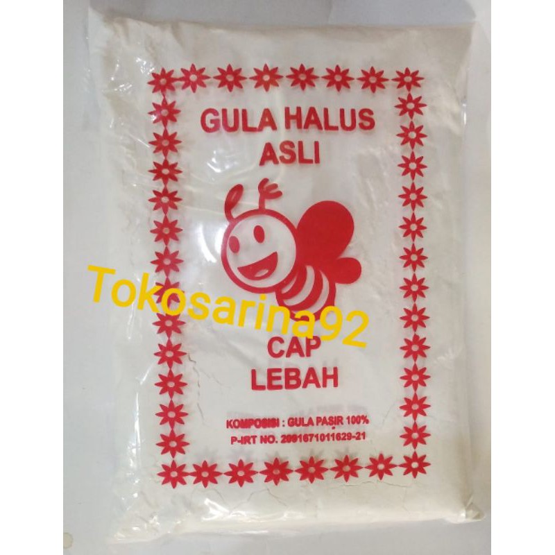 

Gula halus cap lebah 500 gram