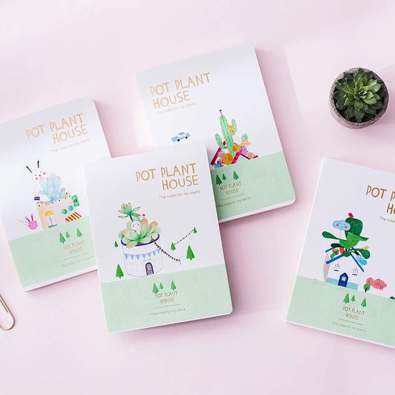 

Pot Plant House Mixed Notebook (Buku Tulis)