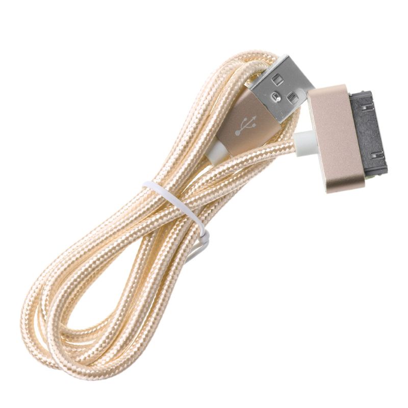 VIVI   1.5m Braided 30pin USB Data Sync Charging Cable for iPhone 4 4s iPad 2 3 4 iPod