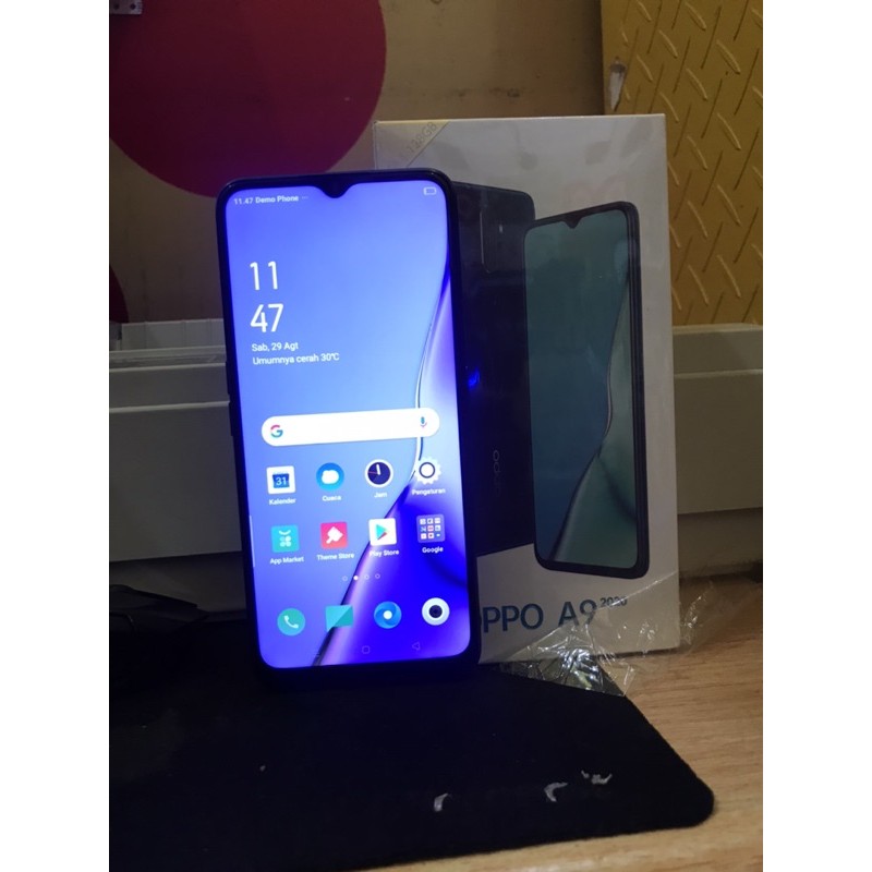 OPPO A9 2020 RAM ROM 128 GB SECOND LIKE NEW LENGKAP