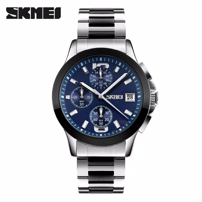 SKMEI 9126 ORIGINAL Jam Tangan Pria Analog Chrono Aktif JKT STORE OFFICIAL1998