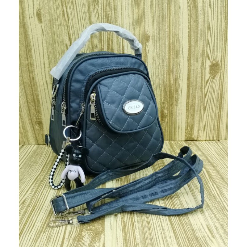 Ransel mini 3in1res atas cbo 3 ruang free boneka import