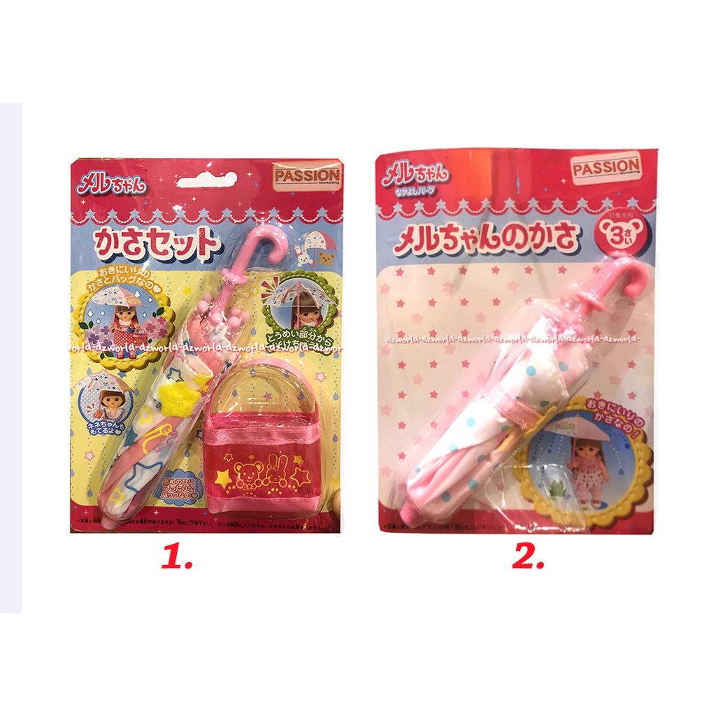Mell Chan Passion Umbrella Payung Boneka Melcan Aksesoris Boneka Melchan