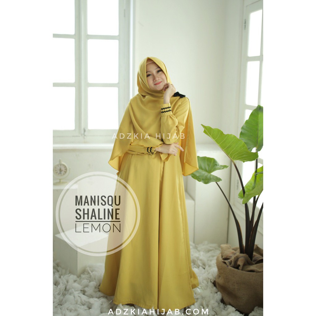 Gamis Lemon Cocok Dengan Jilbab Warna Apa : Gamis Aqila ...