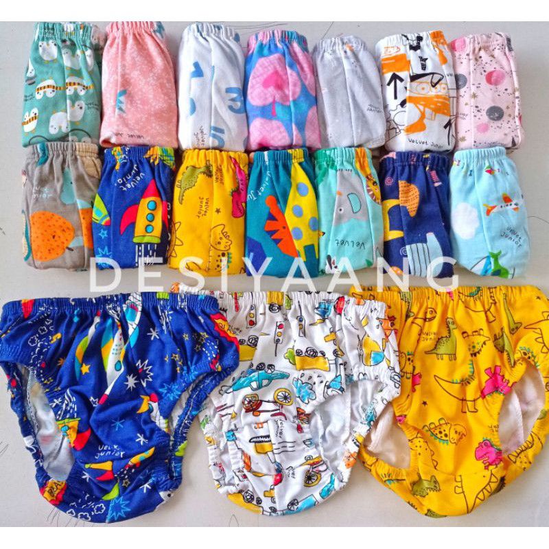 setelan anak laki laki Qkids Size S (Usia 3-4 tahun) Lengan pendek Celana Pendek bahan Libby Velvet junior-Celana dalam 2pcs