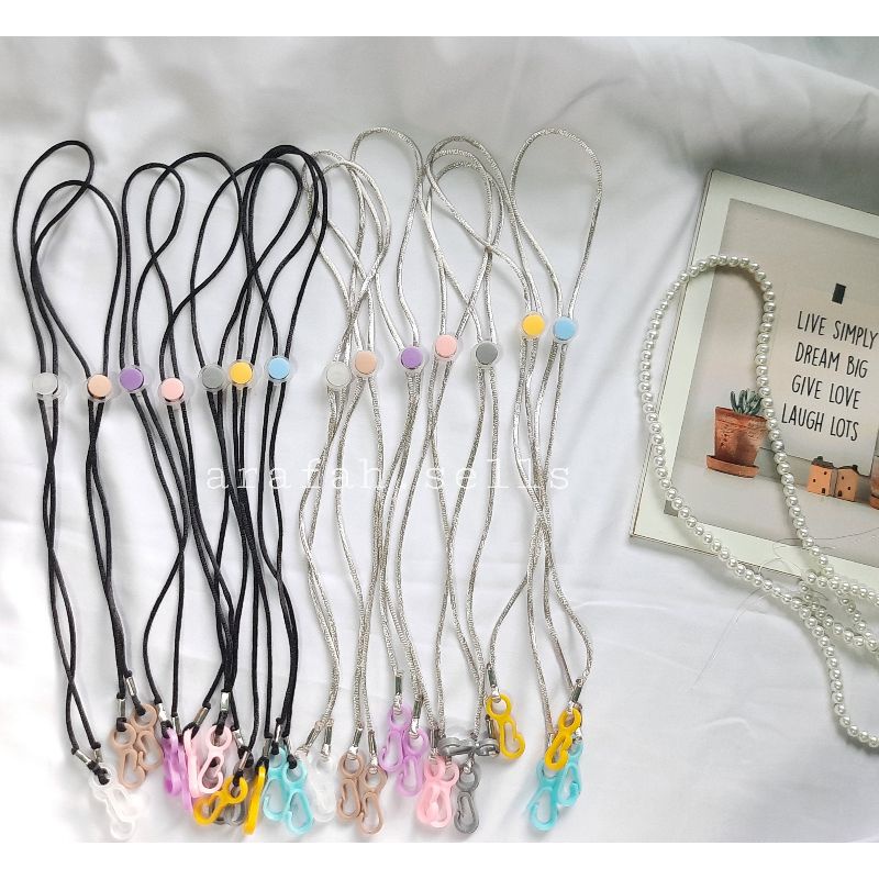 Basic strap masker / konektor masker tali simpel [bisa untuk souvenir