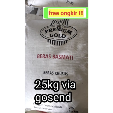 

Basmati premium gold sarinah via gojek