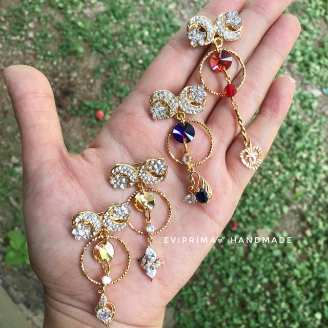 Bros dagu mini swarovski