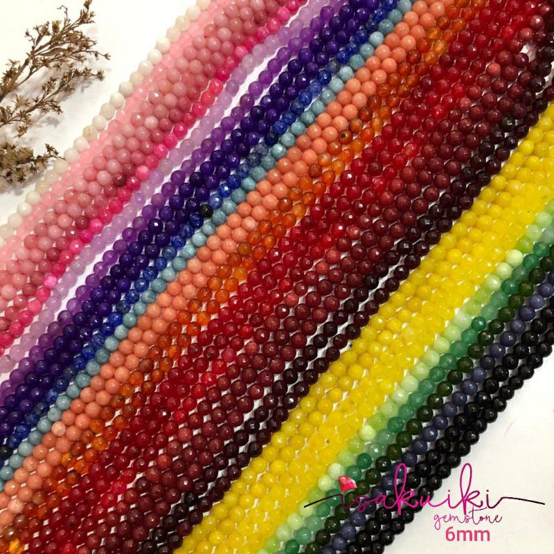 Batu Agate Cutting 6mm