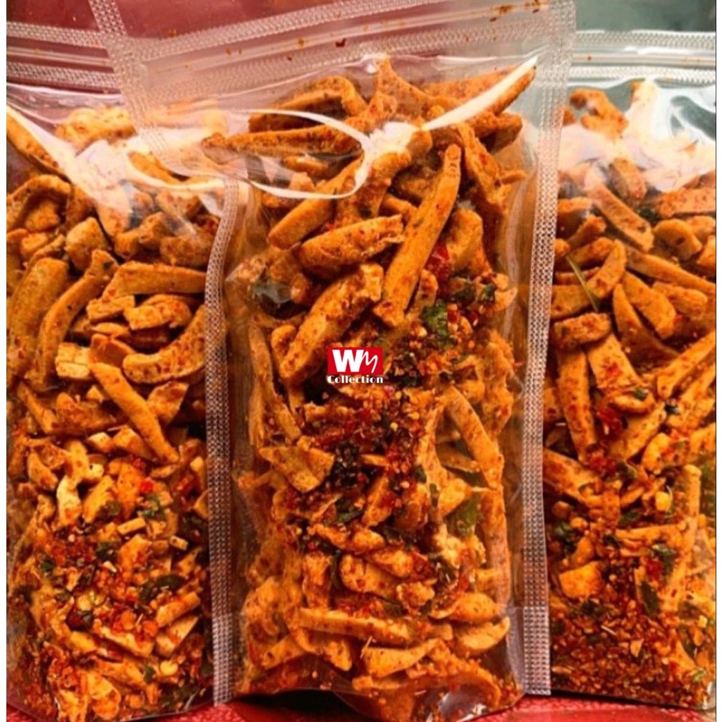 

Basreng Daun Jeruk 100 Gram Baso Goreng Gurih Pedas HALAL Basreng Gurih Super Pedas, Original, Balado Basreng Fress Viral