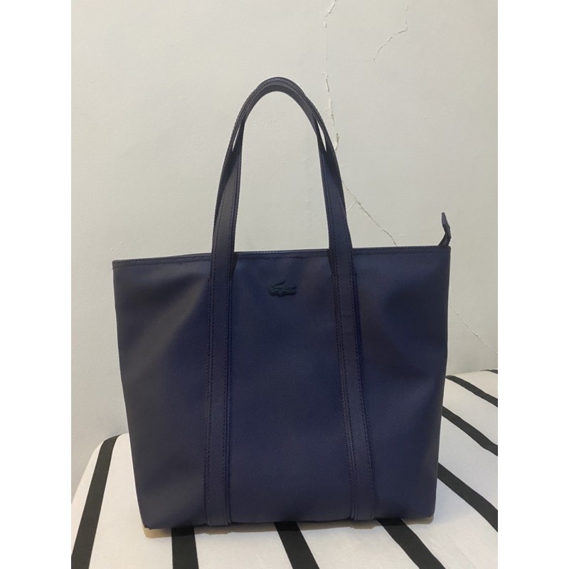 preloved lacoste tote bag (original)