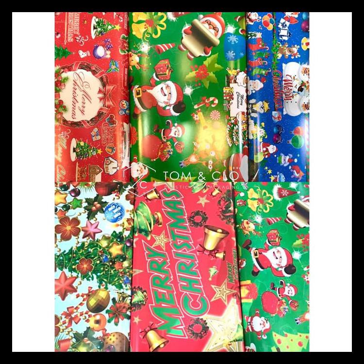 

(BAYAR DITEMPAT) KERTAS KADO MOTIF NATAL KODE 483
